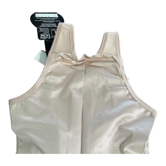 TC Fine Extra Firm Full Tummy Control Open-Bust Thigh Length Bodysuit M - Picture 2 of 16